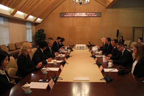 Lin Yuping, The New Ambassador To China In China, Visited